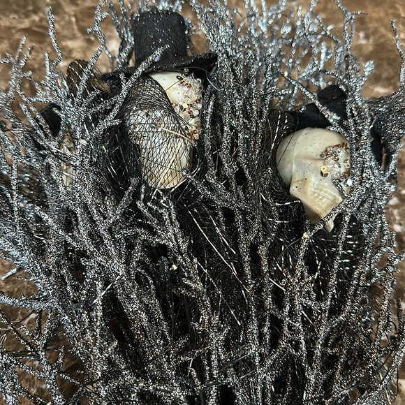 Martha Stewart Halloween seasonal decor that lights up with skull faces inside. - Picture 2 of 3